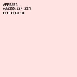 #FFE3E3 - Pot Pourri Color Image